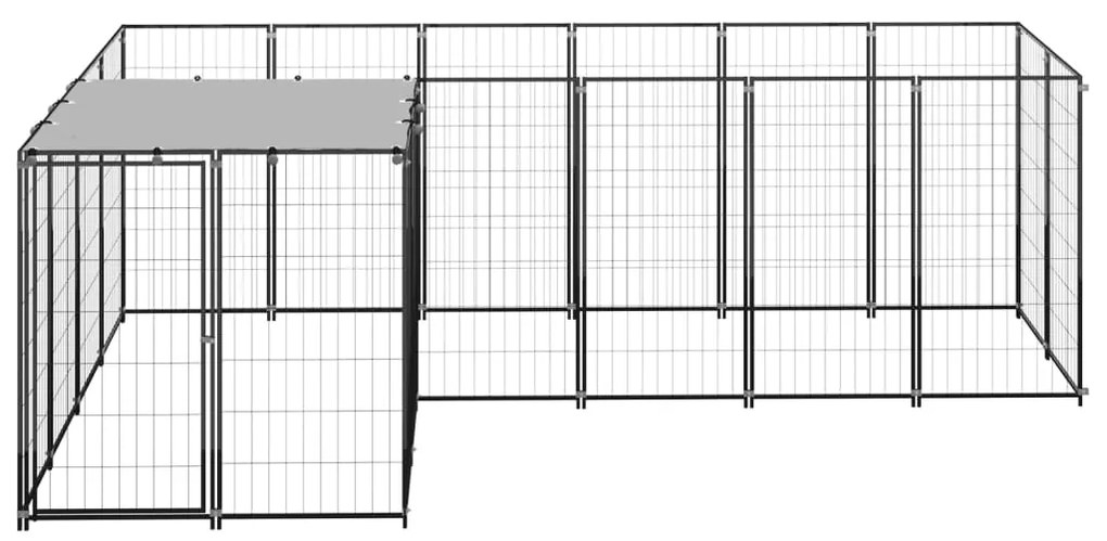 Canil 4,84 m² aço preto