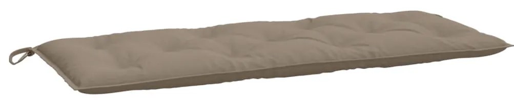 Almofadões banco jardim 2 pcs tecido oxford cinza-acastanhado