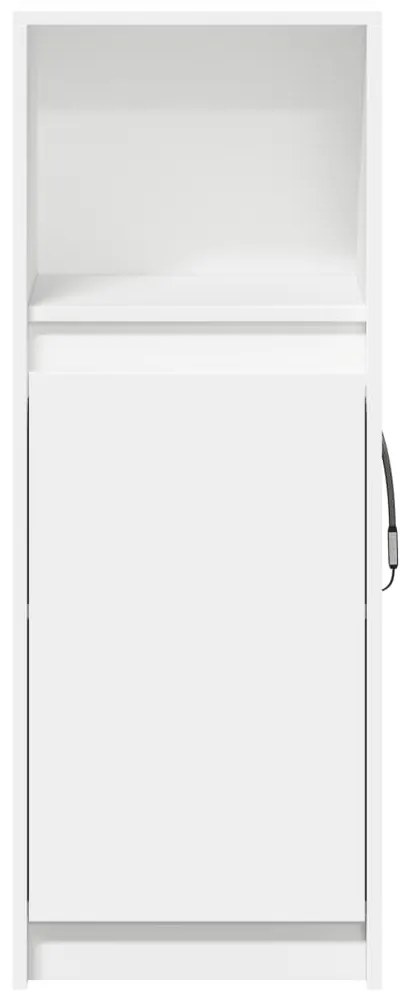Aparador c/ luzes LED 38x34x100 cm derivados de madeira branco