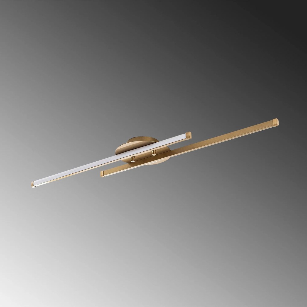 Chandelier Umut – Dourado – 86x5x17 cm