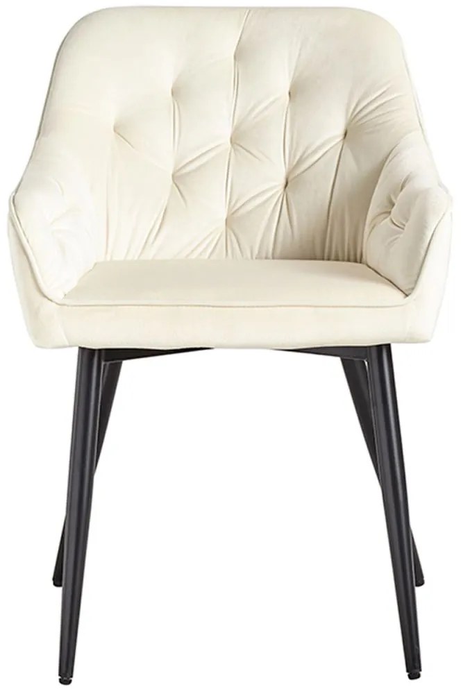 Cadeira Salle Veludo - Beige