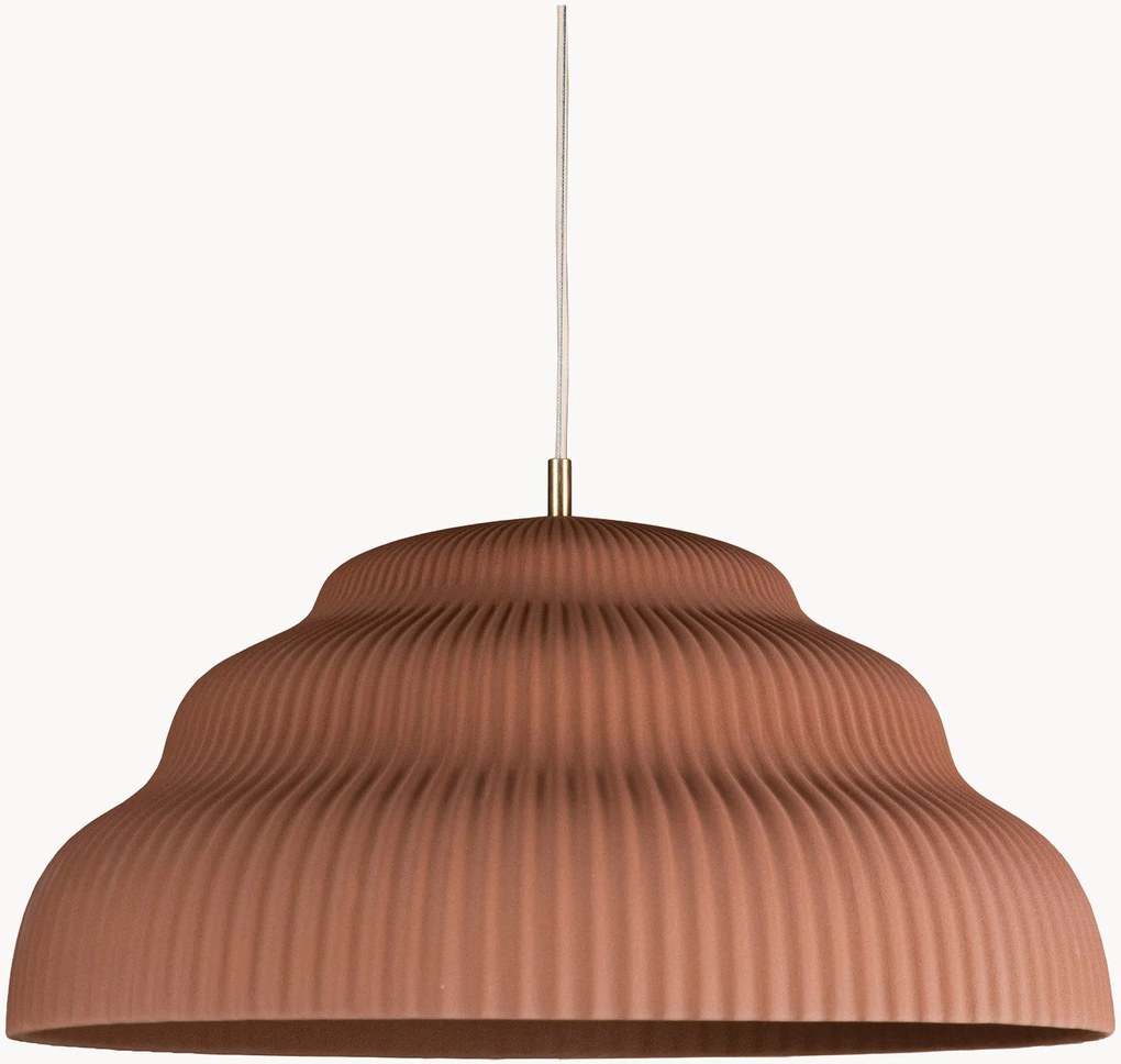 Candeeiro suspenso artesanal em cerâmica Kaskad, vários tamanhos