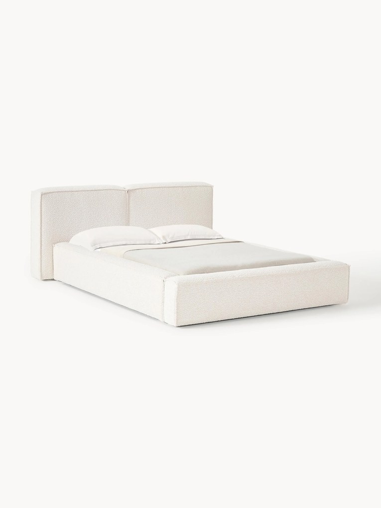 Bouclé Upholstered Bed Lennon