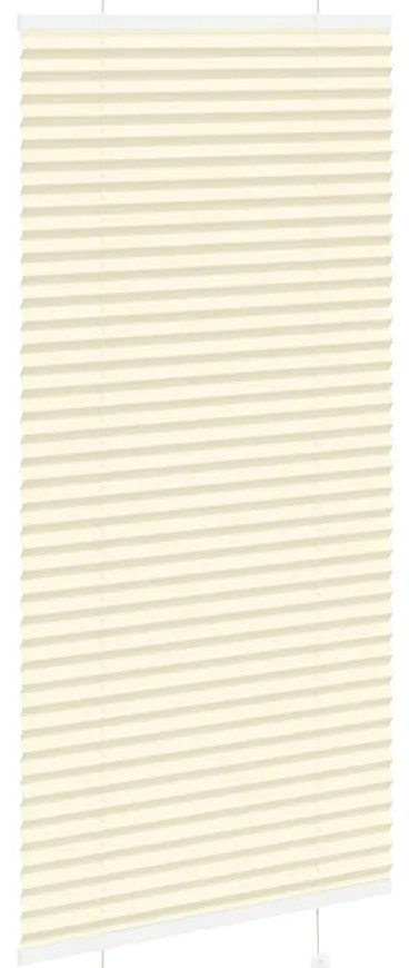 Creme Plissada Cega 55x100 cm Largura Tecido 54,4 cm Poliéster
