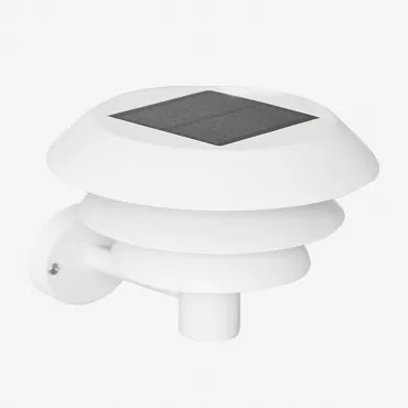 Candeeiro De Parede Led Solar Para Exterior Em Aço Inoxidável Lirano Branco - Sklum