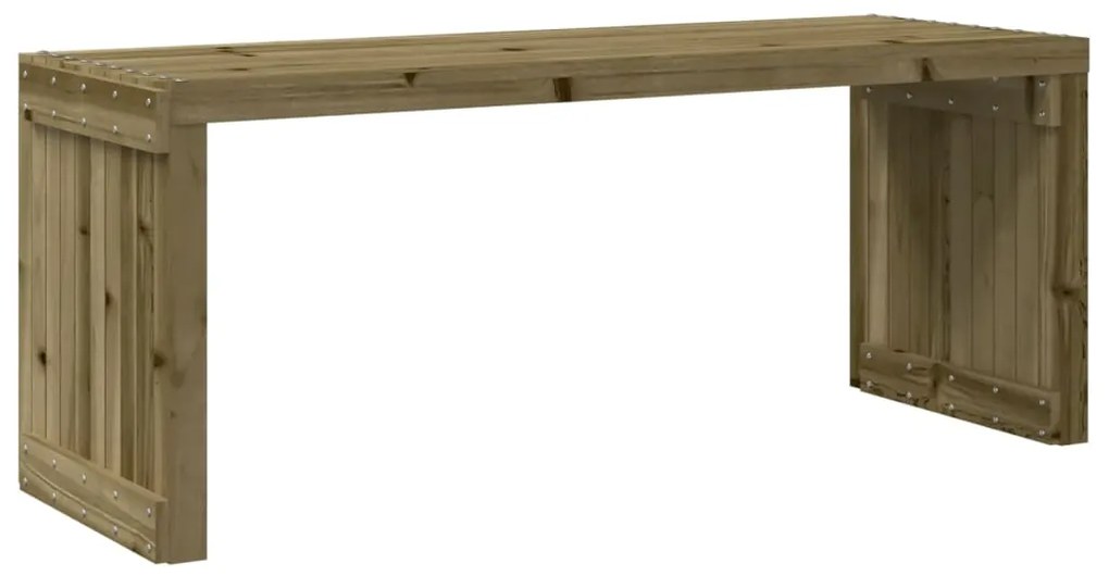 Banco de jardim extensível 212,5x40,5x45 cm pinho impregnado