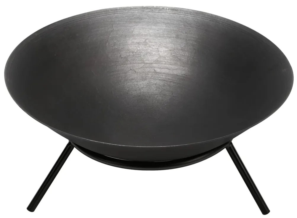 432487 Perel Taça de combustão 56x26 cm preto