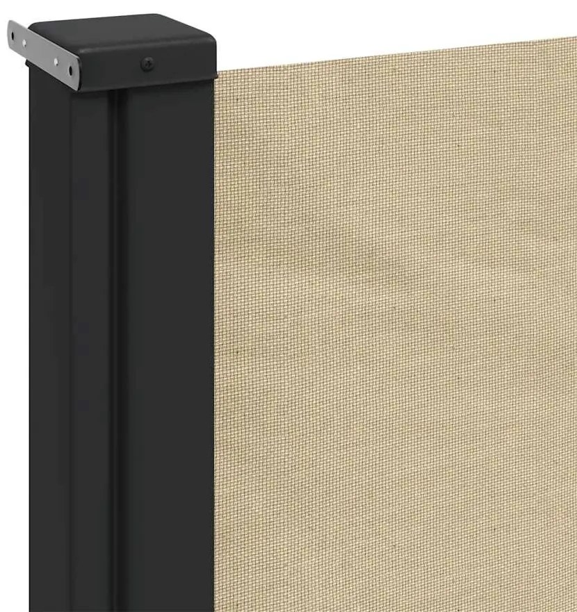 Toldo lateral retrátil 180x500 cm bege