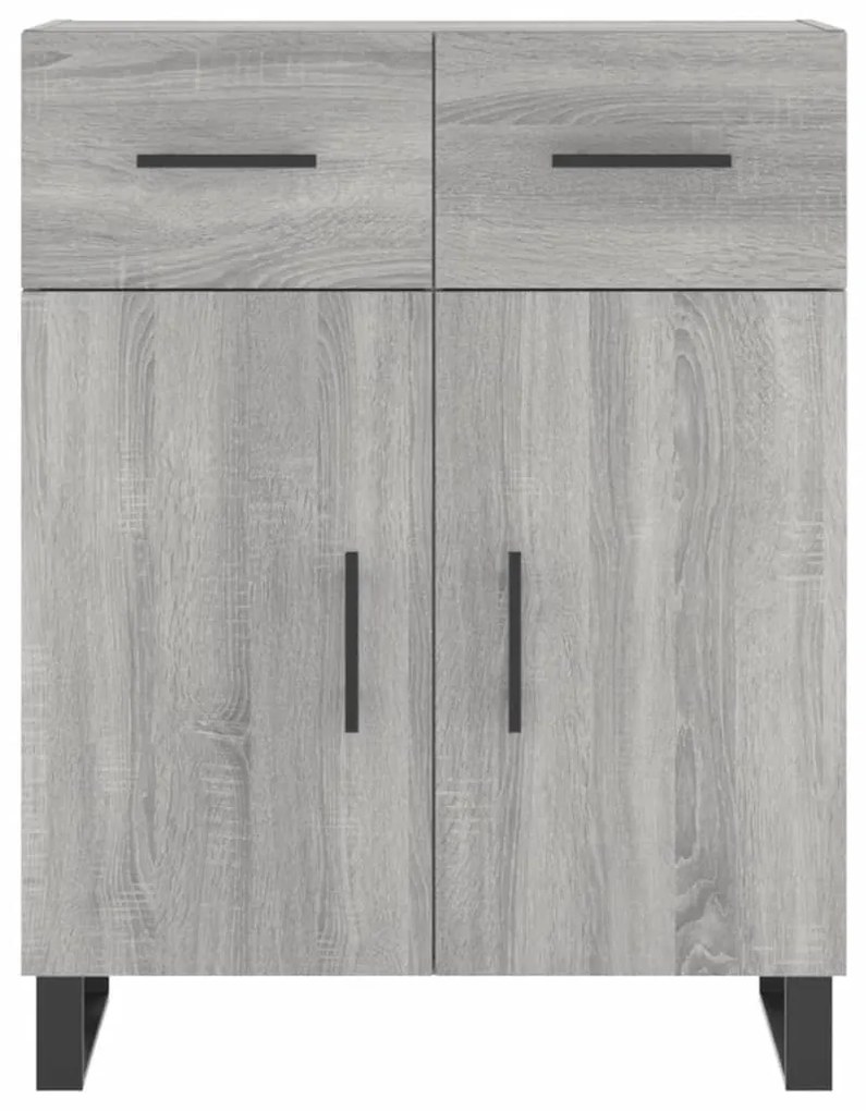 Armário alto 69,5x34x180 cm derivados de madeira sonoma cinza