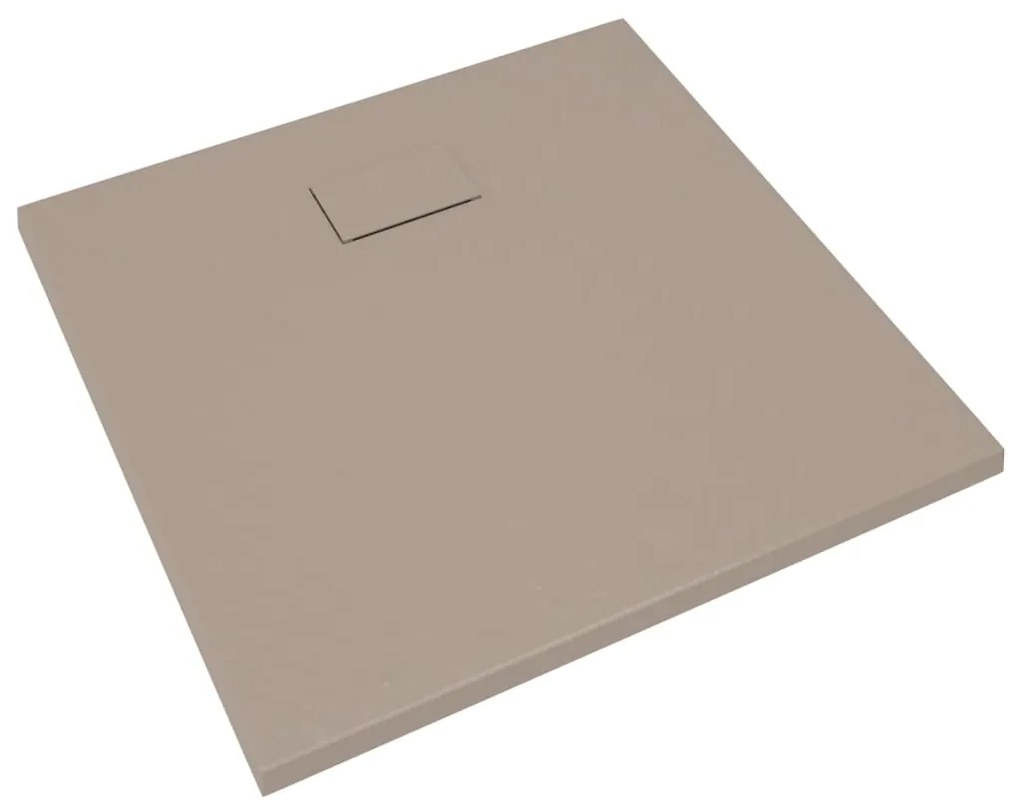 Base de chuveiro SMC 90x80 cm castanho