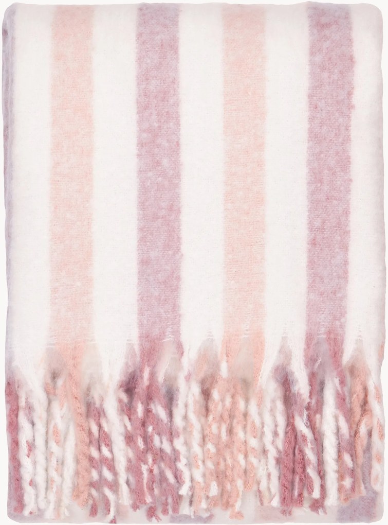 Manta em algodão às riscas Beechwood