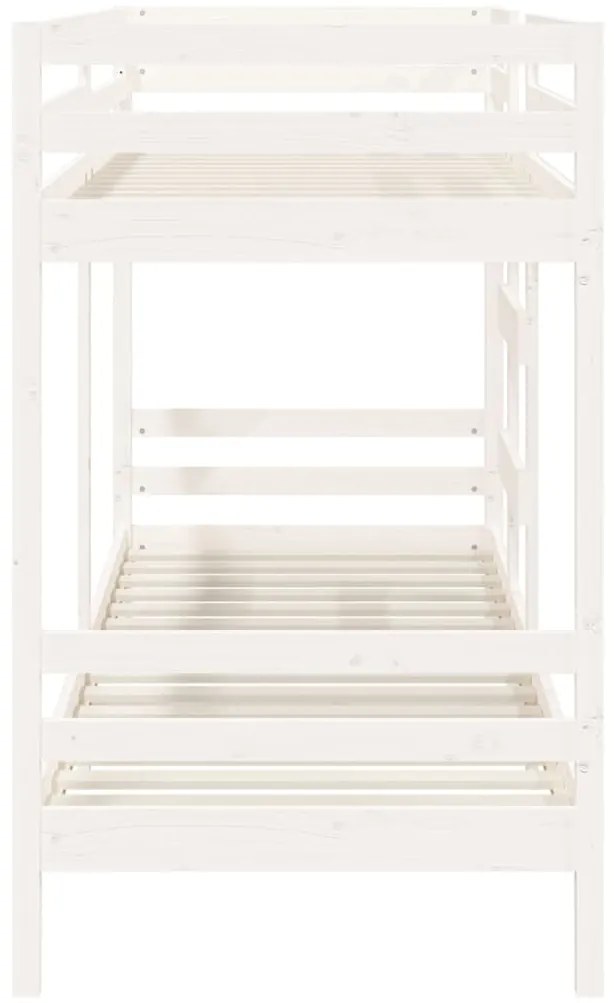 Beliche 90x190 cm madeira de pinho maciça branco
