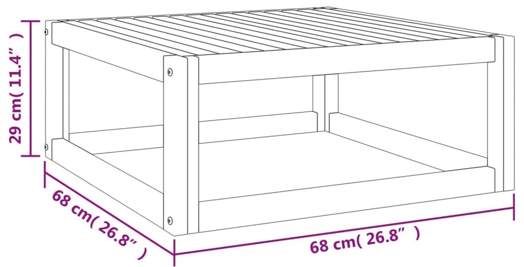 8pcs conj. lounge jardim madeira c/almofadões cinza-acastanhado