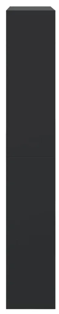 Sapateira 80x21x125,5 cm derivados de madeira preto