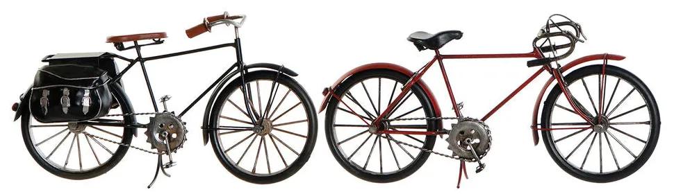 Veículo DKD Home Decor Decorativo Vintage Bicicleta (2 pcs) (30 x 7 x 15.5 cm)