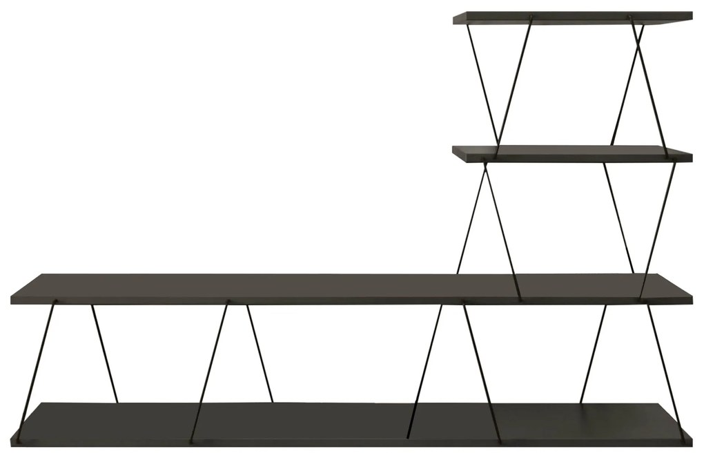 Móvel TV Ilgaz – Antracite – 150 cm x 93 cm x 30 cm