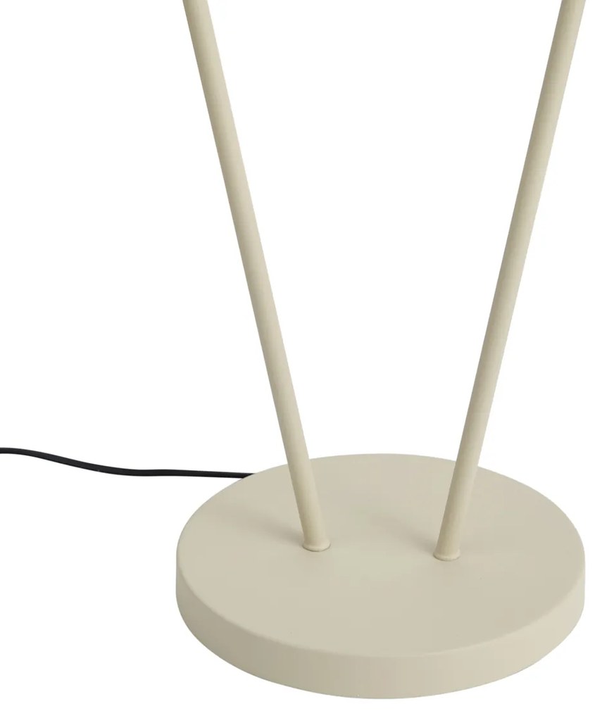 Candeeiro de Pé Moderno Bege 2-Luzes GU10 35mm - Thomas