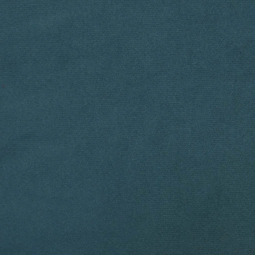 Sofá-cama de 2 lugares veludo azul