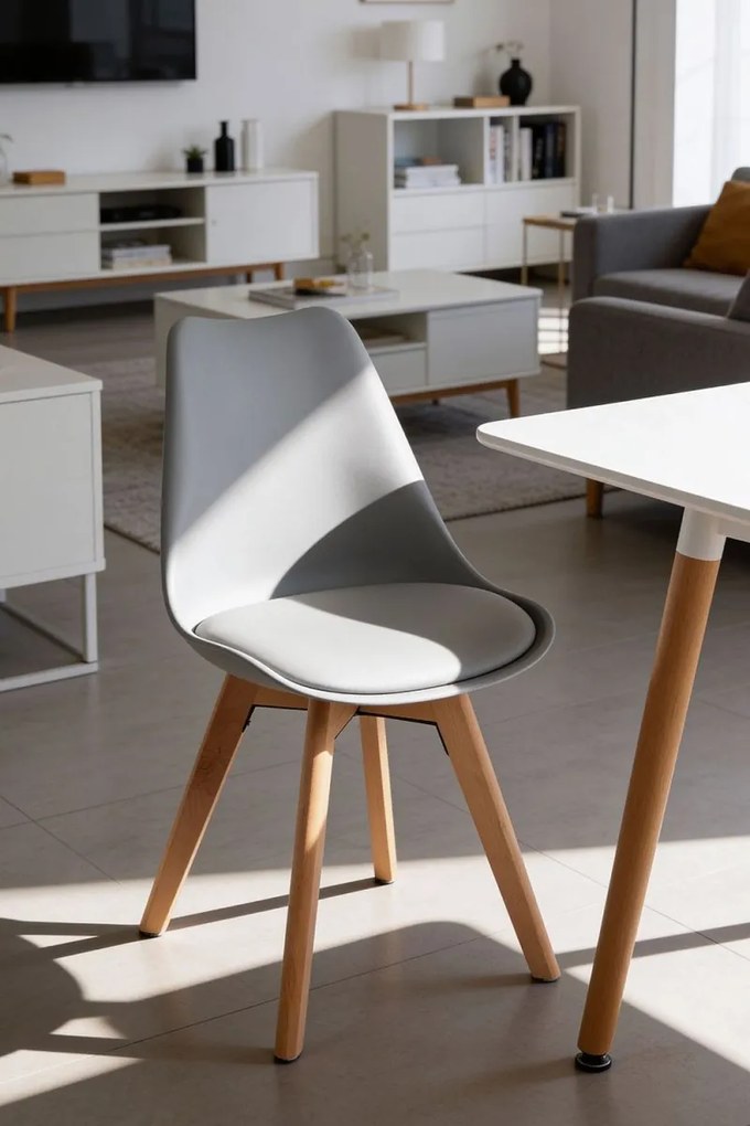 Cadeira Synk Basic - Cinza claro