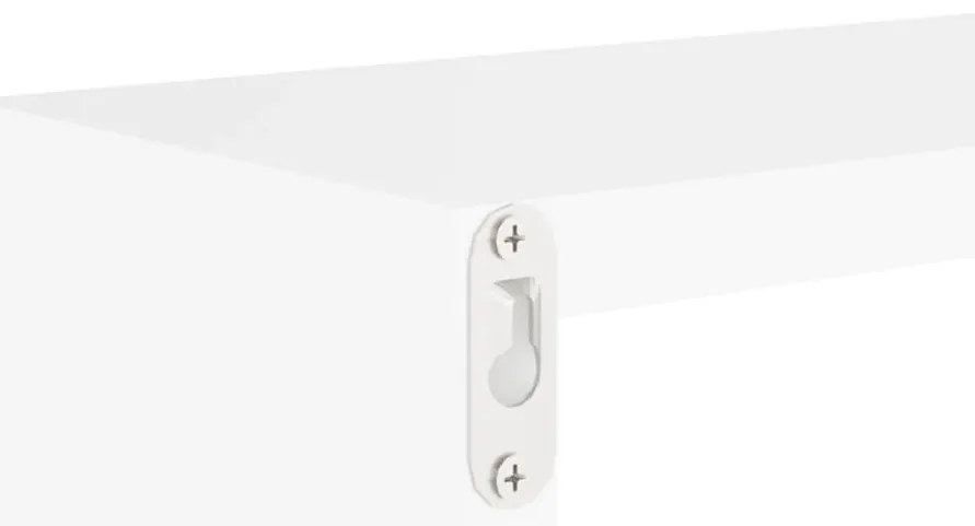 Prateleiras de parede em forma de cubo 2 pcs 30x15x30cm branco