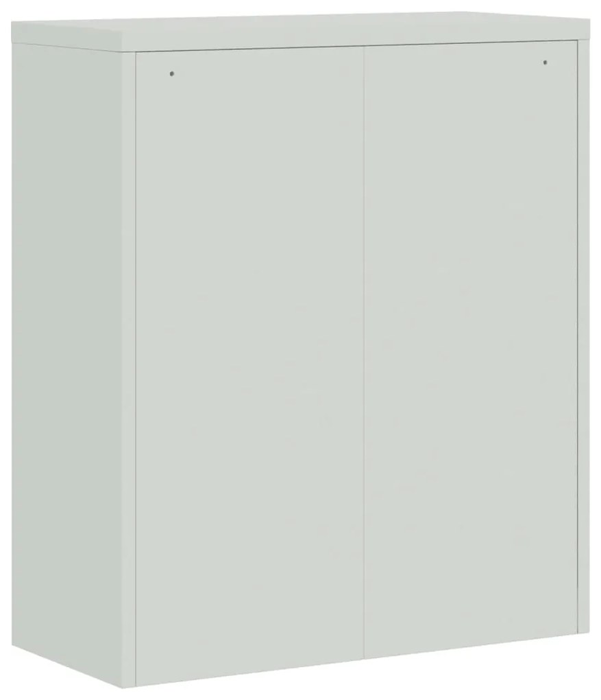 Arquivador 90x40x105 cm aço cinzento-claro