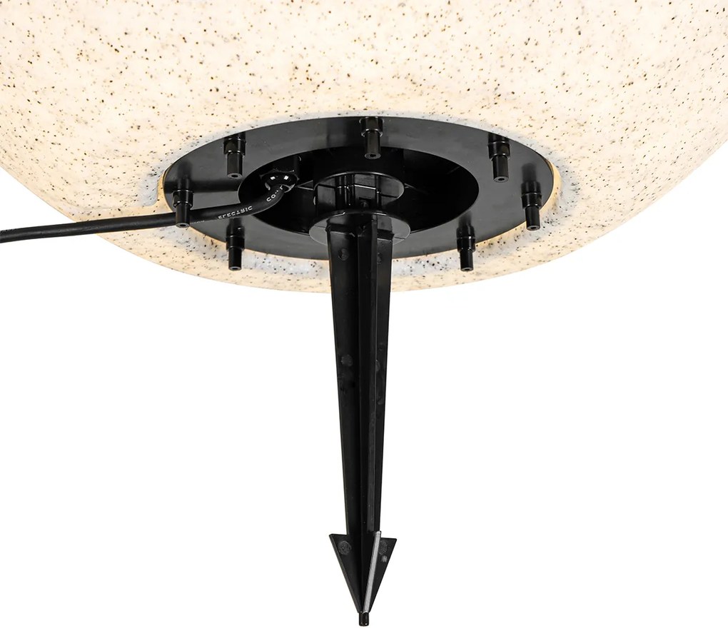 Candeeiro de exterior moderno cinzento 56 cm IP65 - Nura Moderno