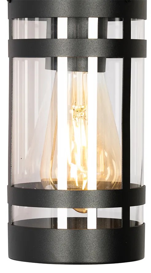 Candeeiro de parede inteligente para exterior preto IP44 incl. WiFi A60 - Ruben