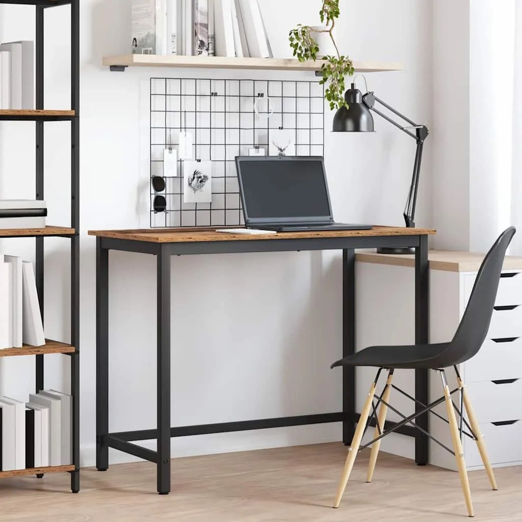 vidaXL mesa Madeira antiga 80 x 50 x 76,5 cm