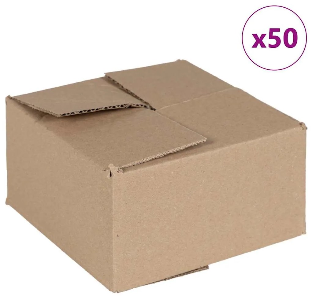 Caixa Dobrável 50 pcs 15x15x8 cm Papelão