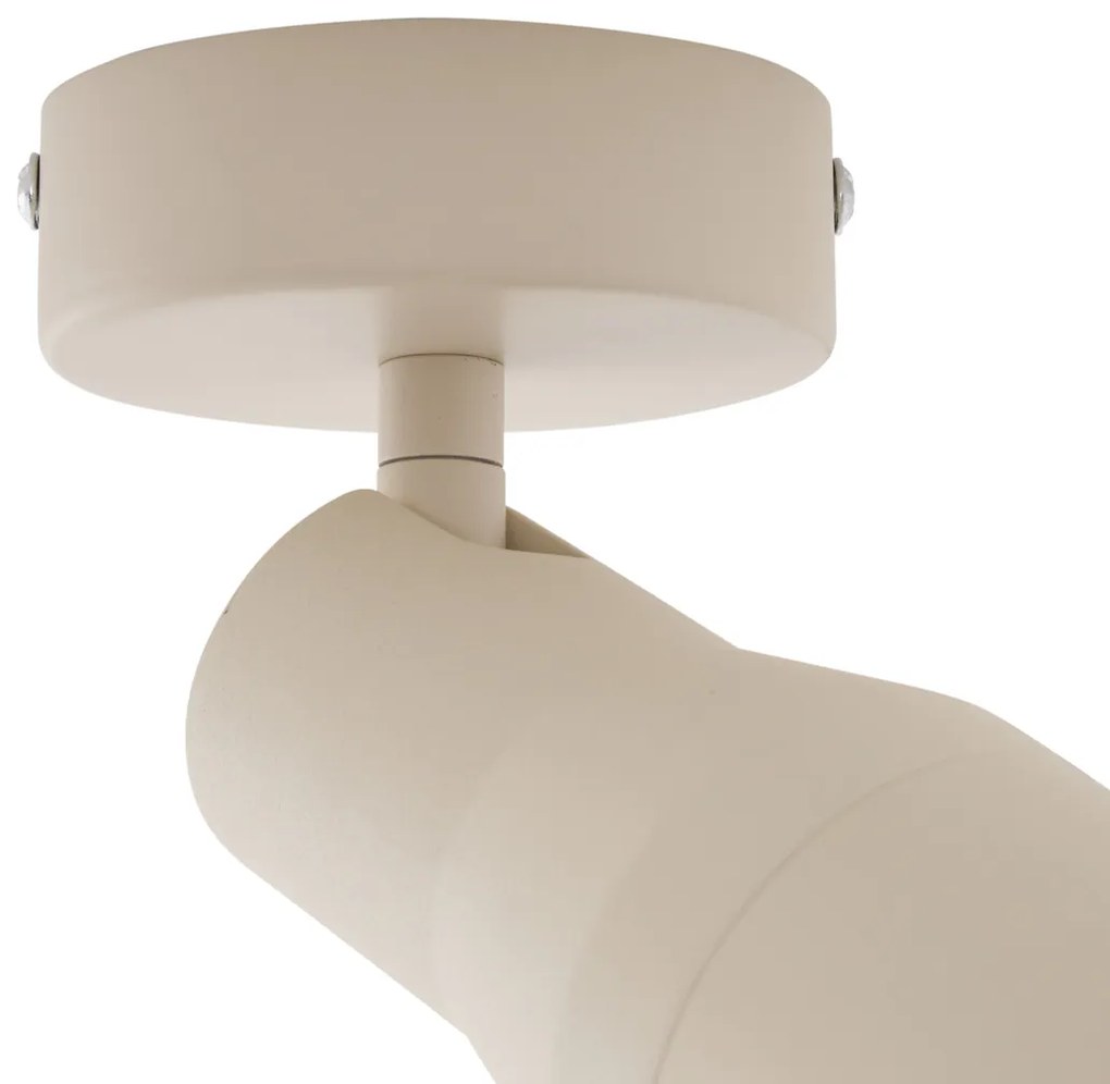 Foco de teto moderno bege GU10 50mm redondo - Stanley Moderno