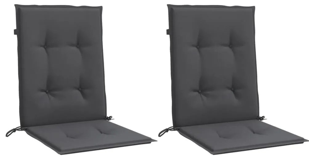 Almofadões lombares p/ cadeiras 2pcs 100x50x4cm mesclado tecido