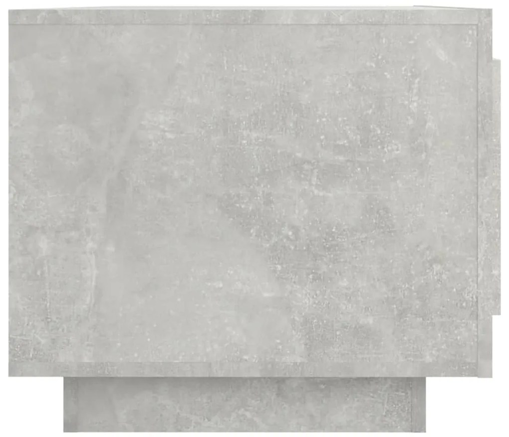 Mesa de centro 102x50x45 cm madeira processada cinza cimento