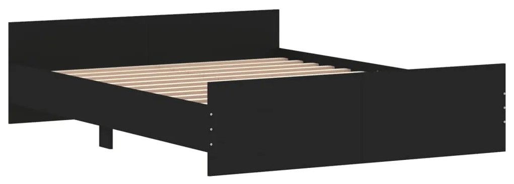 Estrutura de Cama Moona - 160x200 cm - Preto - Design Moderno