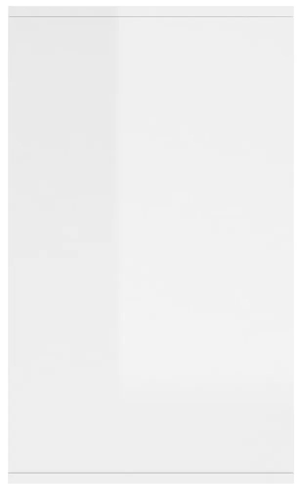 Aparador 135x41x75 cm derivados de madeira branco brilhante