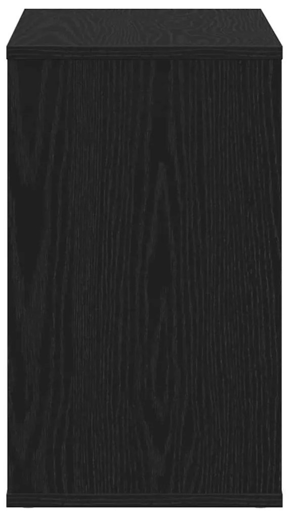 buffet vidaXL Carvalho Preto 60x30x50 cm Madeira engenheirada