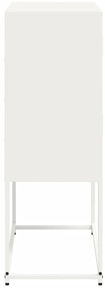 Aparador 68,5x38,5x107 cm aço branco