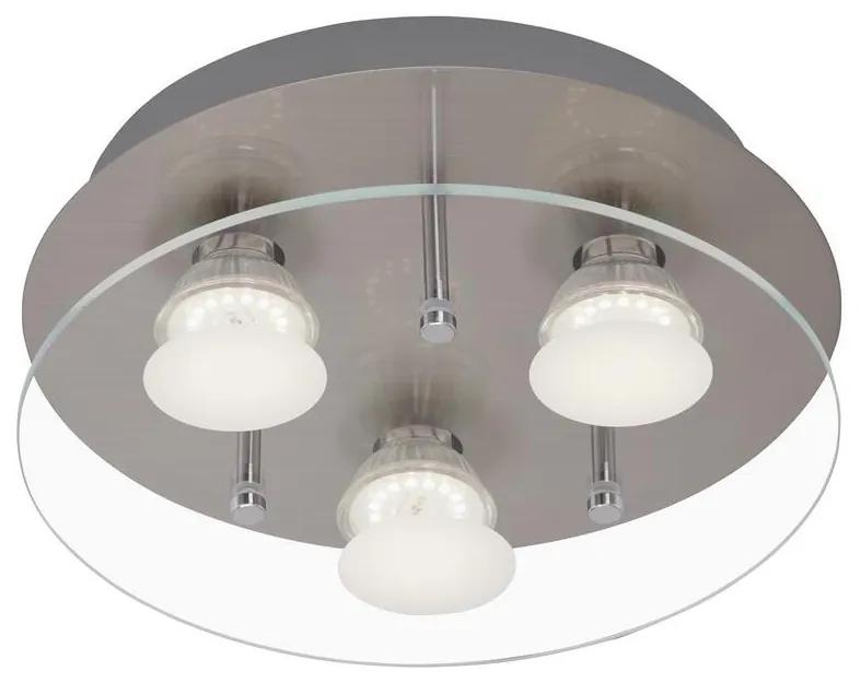 Briloner 3526-032 - Iluminação de teto LED com regulação PARENTOS 3xGU10/5W/230V