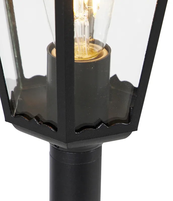 Lanterna de pé exterior preta 120 cm IP44 - Havana Clássico / Antigo