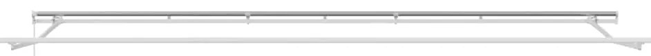 Toldo Retrátil Manual Cinza Claro 600x300 cm