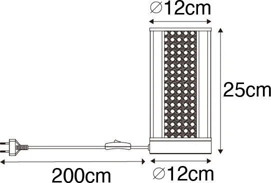 Candeeiro de mesa oriental branco com vime 12 cm - Akira