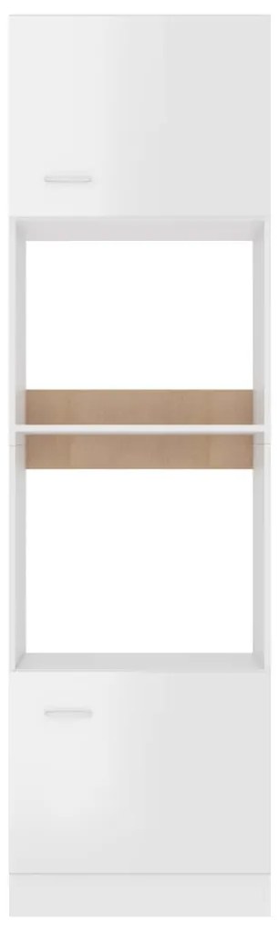 Armário para micro-ondas “Lyon” derivados de madeira branco