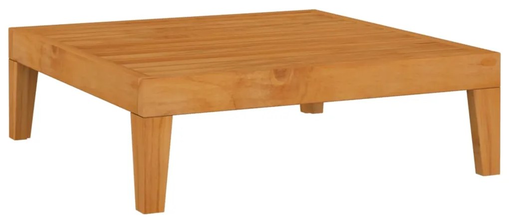 11 pcs conjunto lounge de jardim c/ almofadões acácia maciça