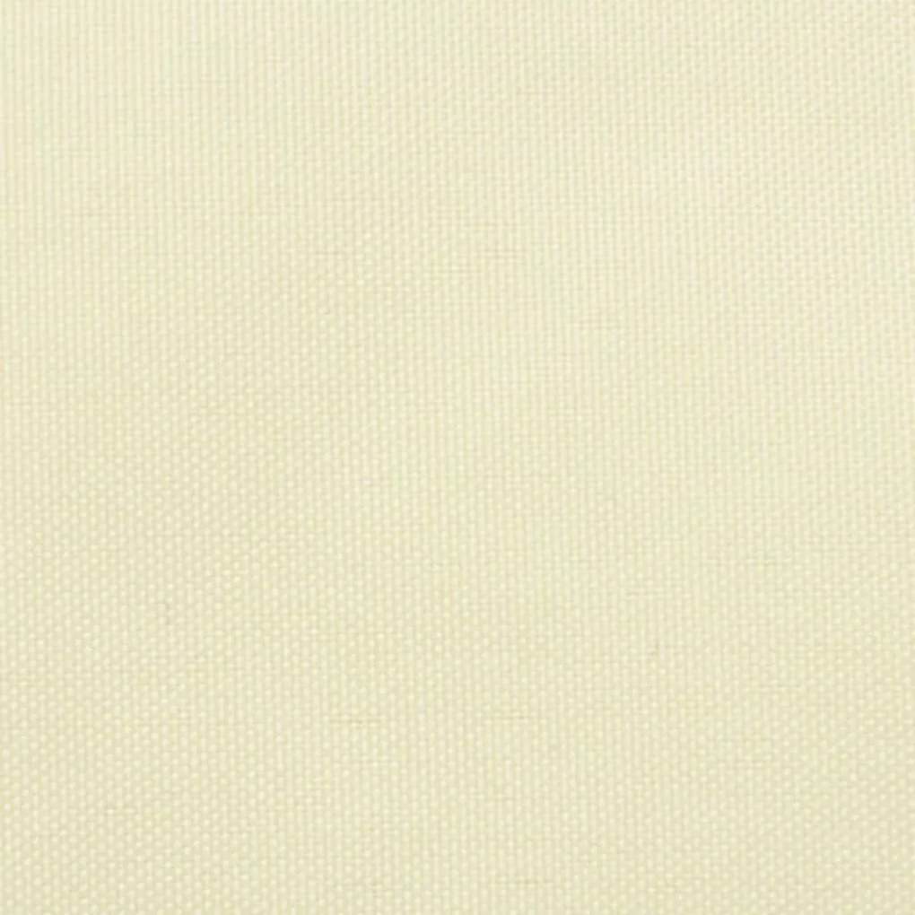 Para-sol estilo vela tecido oxford trapézio 3/5x4 m cor creme