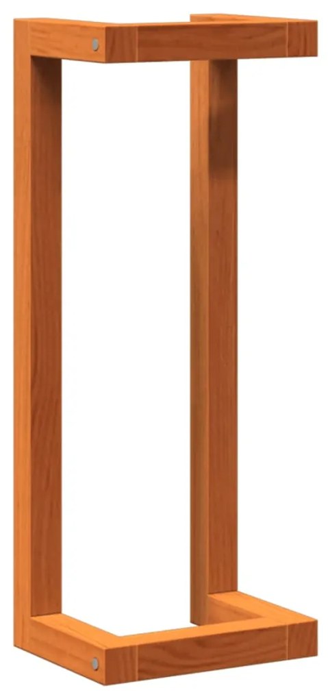 Toalheiro 23x18x60 cm pinho maciço castanho mel