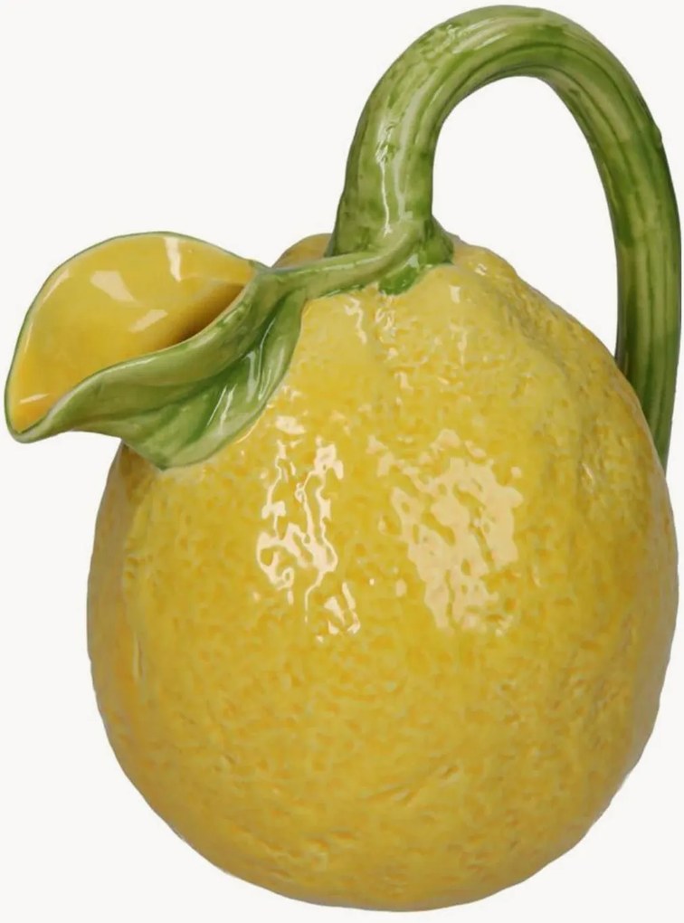 Jarra de porcelana Lemon, Alt 20 cm