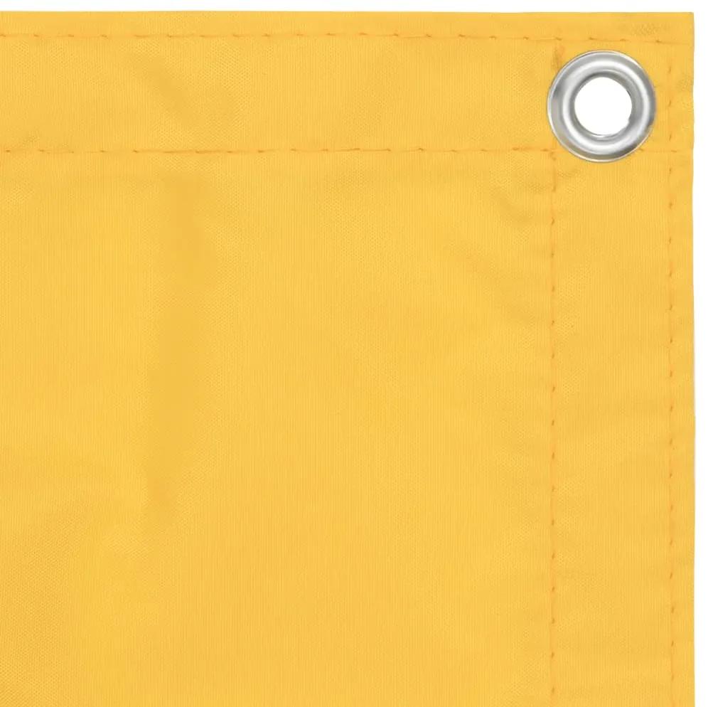 Tela de varanda 75x500 cm tecido Oxford amarelo