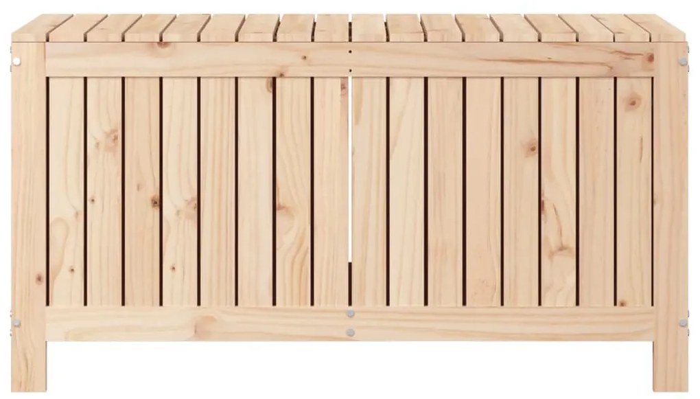 Caixa de arrumação jardim 115x49x60 cm pinho maciço
