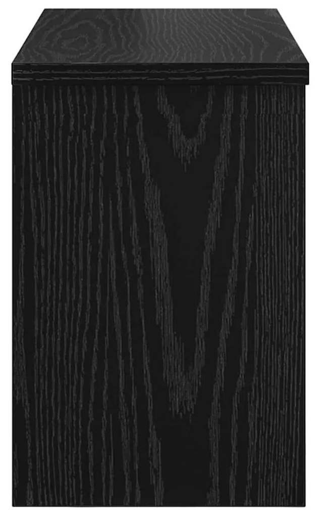Cabideiro de Parede Carvalho preto 50 x 20 x 30 cm
