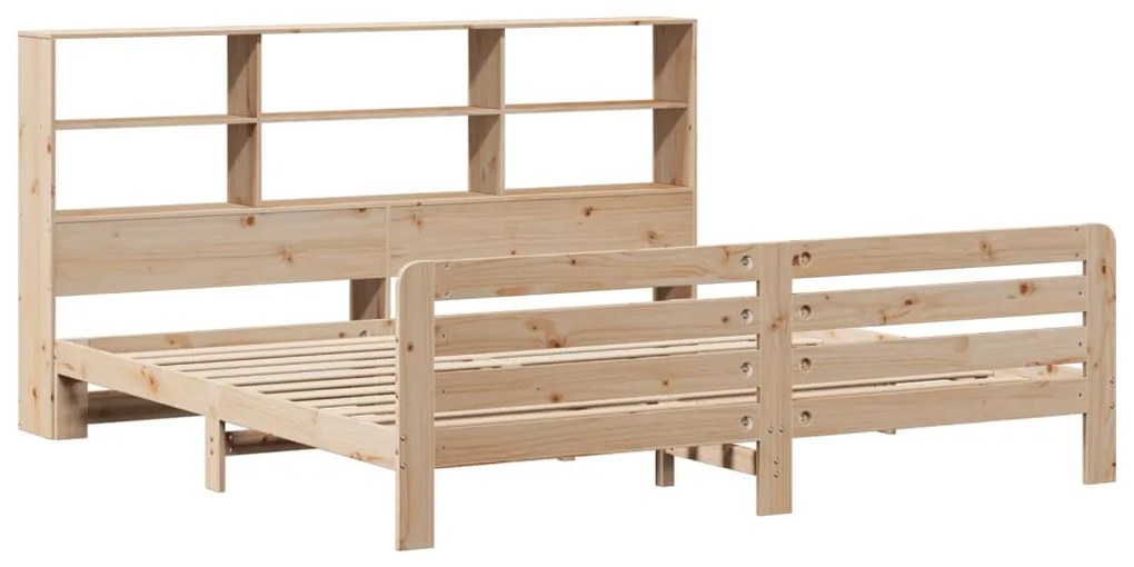 Cama sem colchão 180x200 cm madeira de pinho maciça