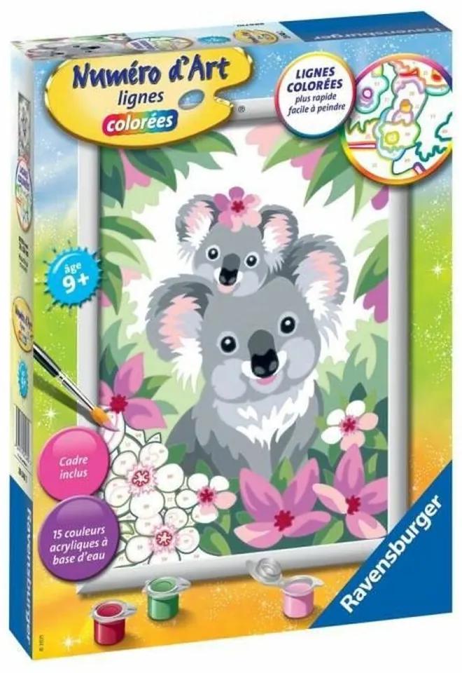 Desenhos para Pintar Ravensburger Mama Koala And Her Baby